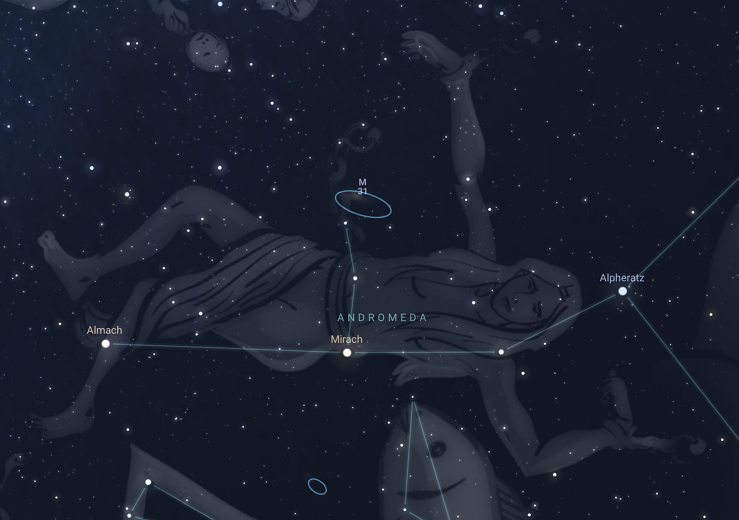 Andromeda constellation